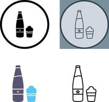 cerveza icono diseño vector