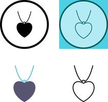 Locket Icon Design vector