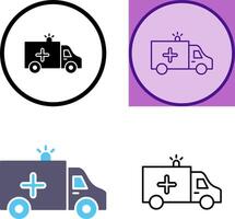 Ambulance Icon Design vector