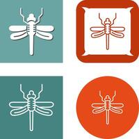 Dragonfly Icon Design vector