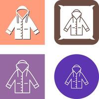 Raincoat Icon Design vector