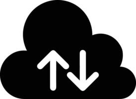 Cloud icon symbol image. Illustration of the hosting storage design vector