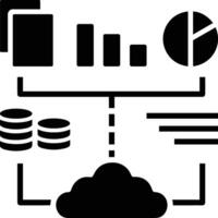 Cloud icon symbol image. Illustration of the hosting storage design vector