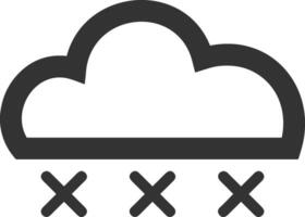 Cloud icon symbol image. Illustration of the hosting storage design vector