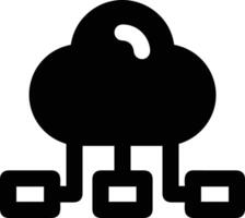 Cloud icon symbol image. Illustration of the hosting storage design vector