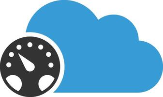 Cloud icon symbol image. Illustration of the hosting storage design vector