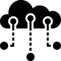 Cloud icon symbol image. Illustration of the hosting storage design vector