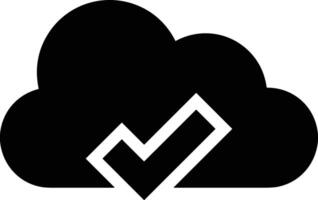 Cloud icon symbol image. Illustration of the hosting storage design vector