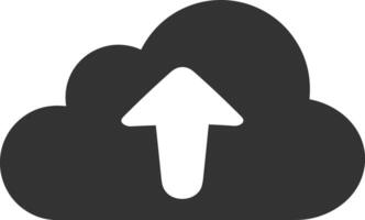 Cloud icon symbol image. Illustration of the hosting storage design vector