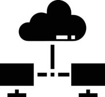 Cloud icon symbol image. Illustration of the hosting storage design vector