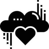 Cloud icon symbol image. Illustration of the hosting storage design vector