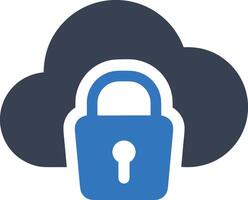 Cloud icon symbol image. Illustration of the hosting storage design vector