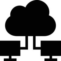 Cloud icon symbol image. Illustration of the hosting storage design vector