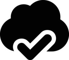 Cloud icon symbol image. Illustration of the hosting storage design vector