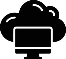 Cloud icon symbol image. Illustration of the hosting storage design vector