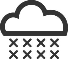 Cloud icon symbol image. Illustration of the hosting storage design vector