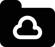 Cloud icon symbol image. Illustration of the hosting storage design vector