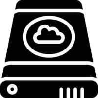 Cloud icon symbol image. Illustration of the hosting storage design vector