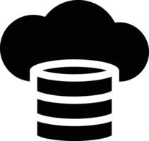 Cloud icon symbol image. Illustration of the hosting storage design vector