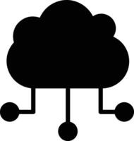 Cloud icon symbol image. Illustration of the hosting storage design vector