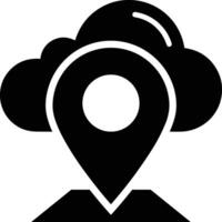 Cloud icon symbol image. Illustration of the hosting storage design vector