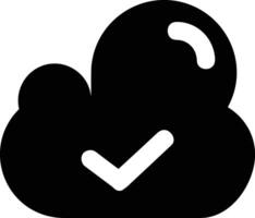 Cloud icon symbol image. Illustration of the hosting storage design vector