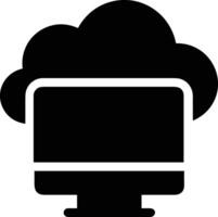 Cloud icon symbol image. Illustration of the hosting storage design vector