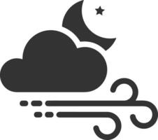 Cloud icon symbol image. Illustration of the hosting storage design vector