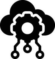 Cloud icon symbol image. Illustration of the hosting storage design vector