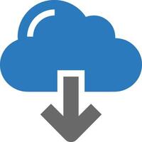 Cloud icon symbol image. Illustration of the hosting storage design vector