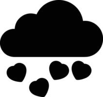 Cloud icon symbol image. Illustration of the hosting storage design vector