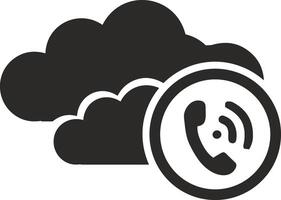 Cloud icon symbol image. Illustration of the hosting storage design vector