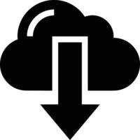 Cloud icon symbol image. Illustration of the hosting storage design vector