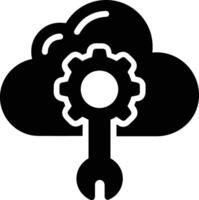 Cloud icon symbol image. Illustration of the hosting storage design vector