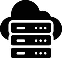 Cloud icon symbol image. Illustration of the hosting storage design vector