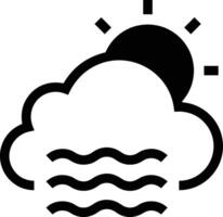 Cloud icon symbol image. Illustration of the hosting storage design vector