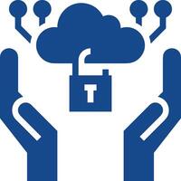 Cloud icon symbol image. Illustration of the hosting storage design vector