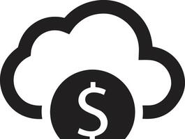 Cloud icon symbol image. Illustration of the hosting storage design vector