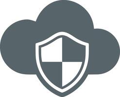 Cloud icon symbol image. Illustration of the hosting storage design vector