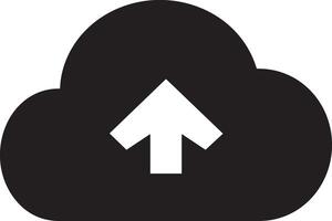 Cloud icon symbol image. Illustration of the hosting storage design vector