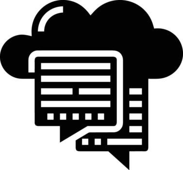 Cloud icon symbol image. Illustration of the hosting storage design vector