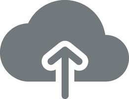 Cloud icon symbol image. Illustration of the hosting storage design vector