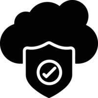 Cloud icon symbol image. Illustration of the hosting storage design vector