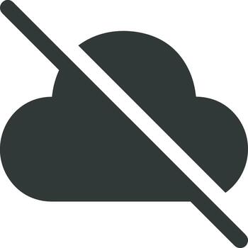 Cloud icon symbol image. Illustration of the hosting storage design vector