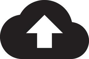 Cloud icon symbol image. Illustration of the hosting storage design vector