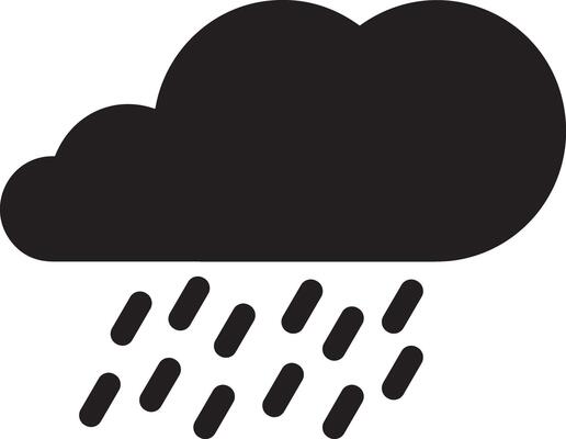 Cloud icon symbol image. Illustration of the hosting storage design