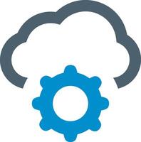 Cloud icon symbol image. Illustration of the hosting storage design vector