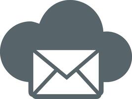 Cloud icon symbol image. Illustration of the hosting storage design vector