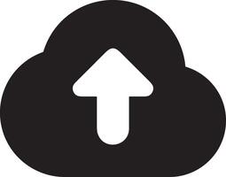 Cloud icon symbol image. Illustration of the hosting storage design vector