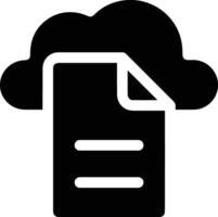 Cloud icon symbol image. Illustration of the hosting storage design vector